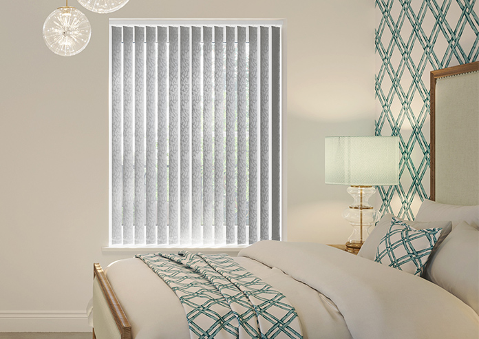 Jasmine (Blackout), Silver - Vertical Blind - Image 6